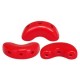 Les perles par Puca® Arcos kralen Opaque coral red 93200